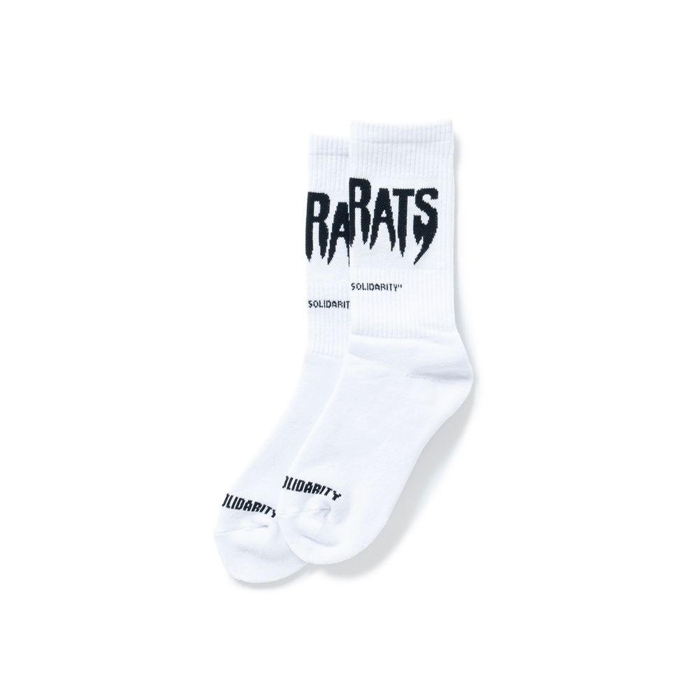 PILE SOCKS "THE RATS" / ジャガードロゴ ソックス / 25'RA-0216