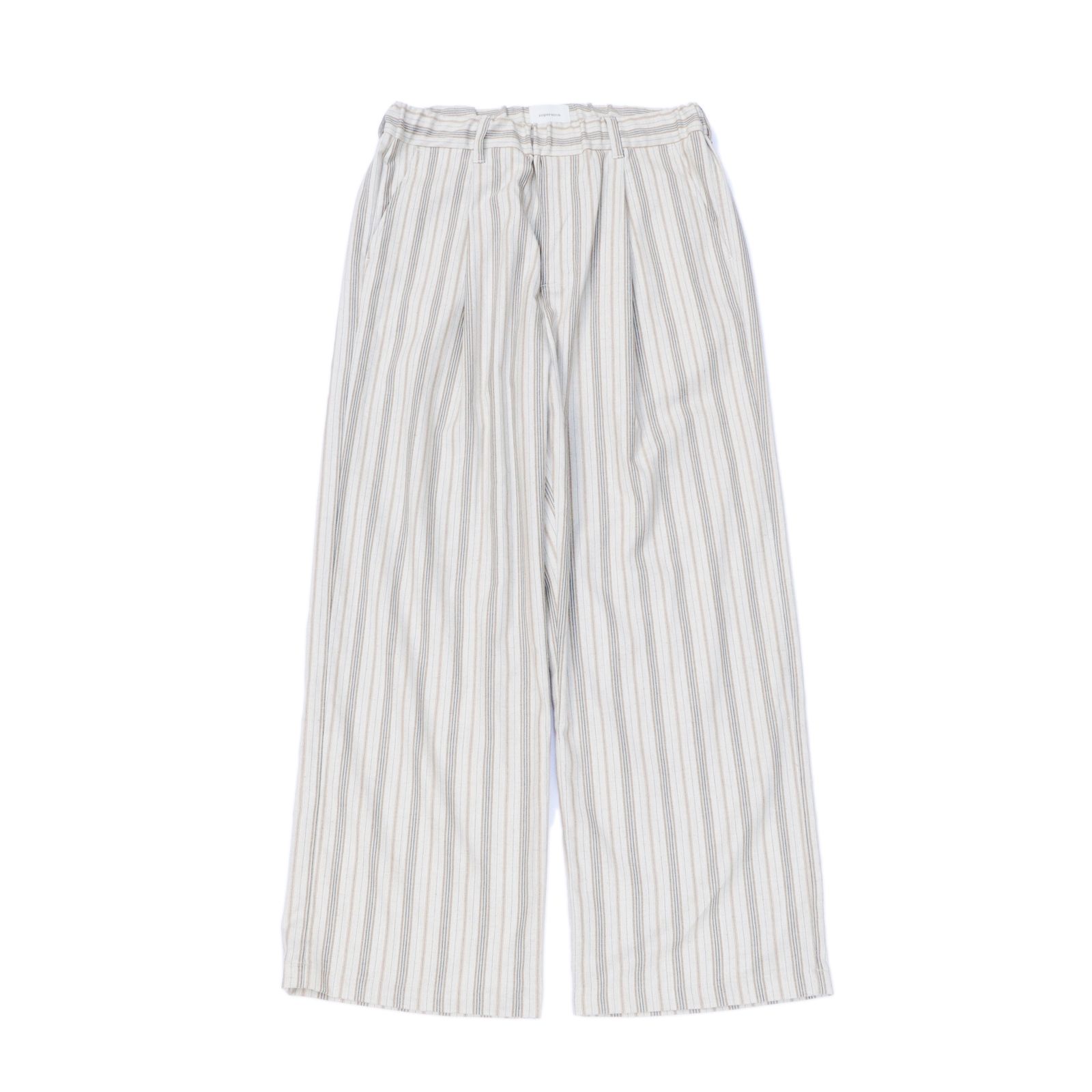 1 tuck wide easy pant - Stripe / 1タックワイドイージーパンツ ストライプ / SN-431 (3月入荷予定)
