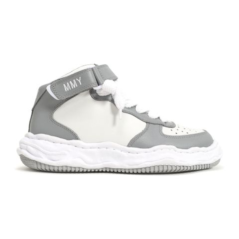 "WAYNE" original sole washed leather High-Top sneaker / A08FW705