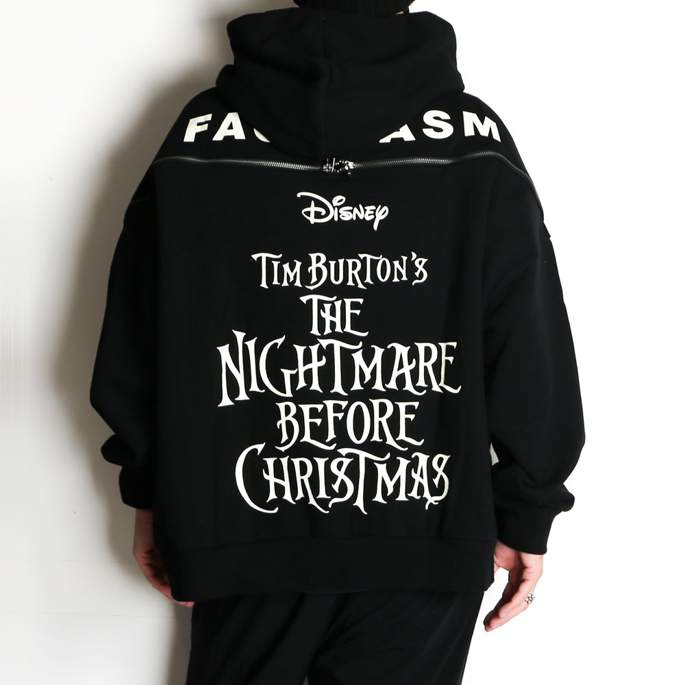 FACETASM - NIGHTMARE BEFORE CHRISTMAS ZIPPER HOODIE ROMANTIC