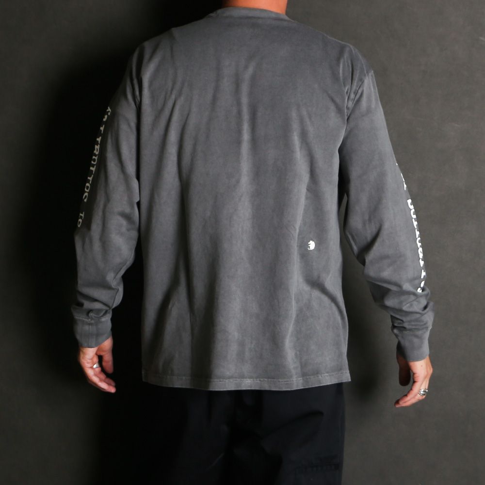 PIGMENT DYED L/S TEE - BLUE / ロングスリーブ Tシャツ / 26'RTC-0301