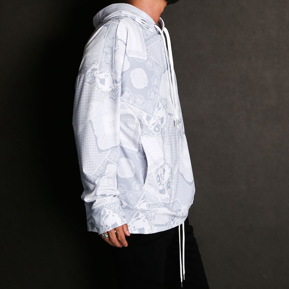 Paisley RUSH loose hoodie / ラッシュガード ルーズパーカー / RC24-C-001