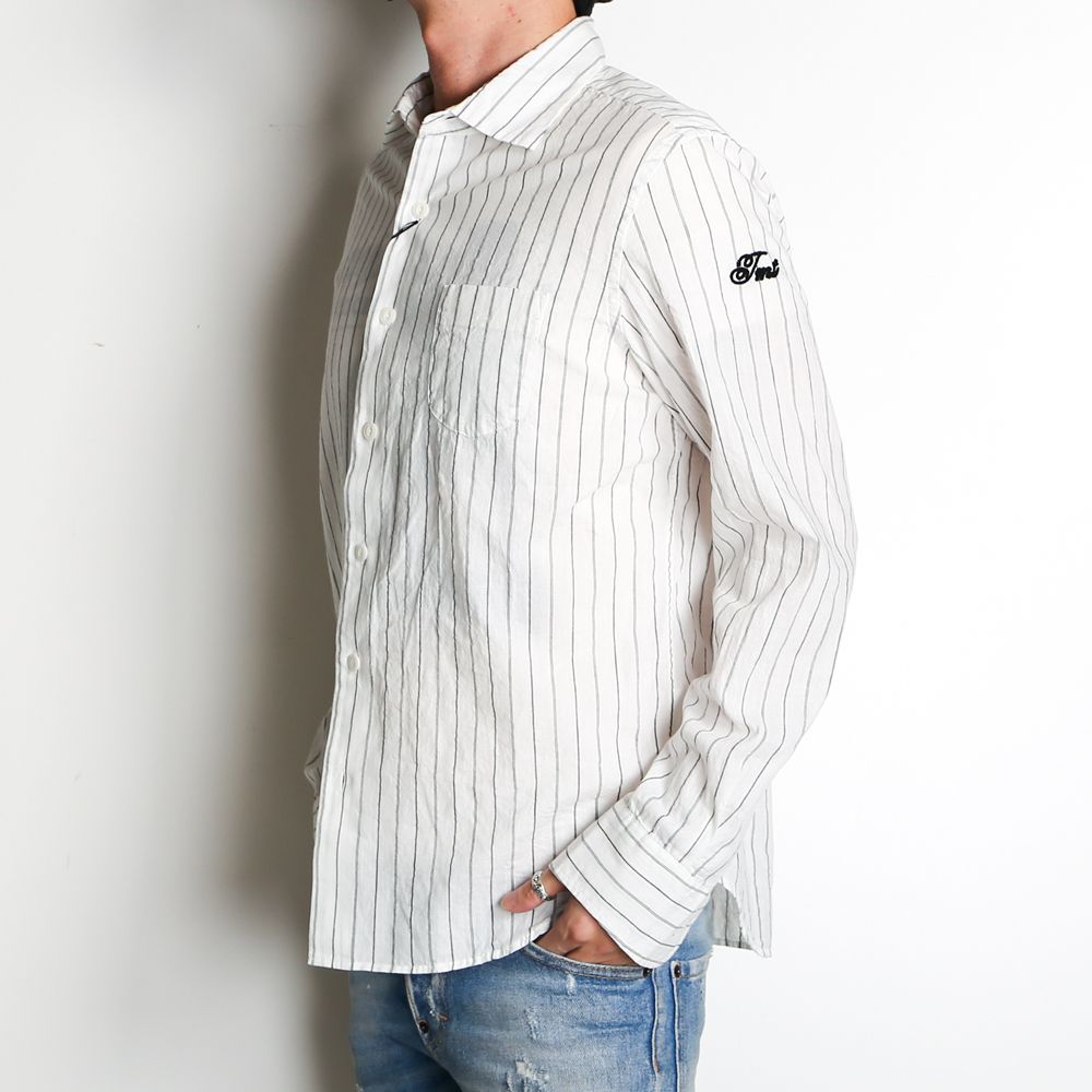 C/LI STRIPE SHIRTS / ストライプシャツ / TSH-S2105