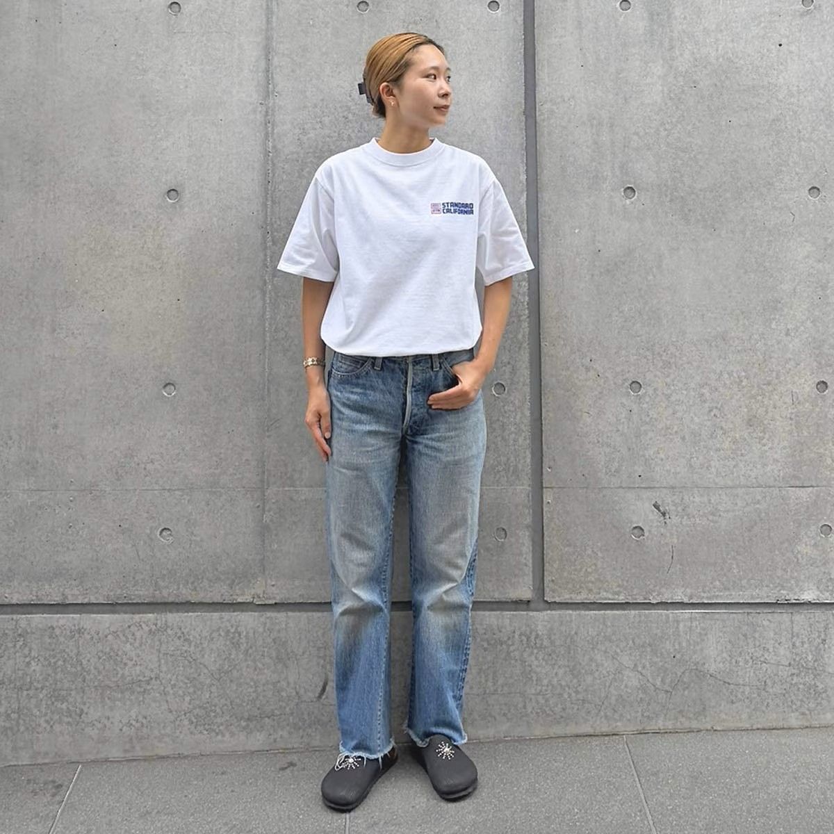 SD Heavyweight Jeff Logo T White / Tシャツ / TSOAK100