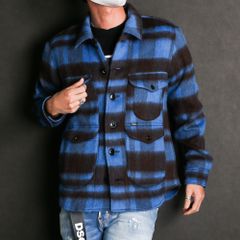 PLAID FUR WORK SHIRTS-TYPE JACKET / ブランケットチェック ワークシャツジャケット / TJK-F2016