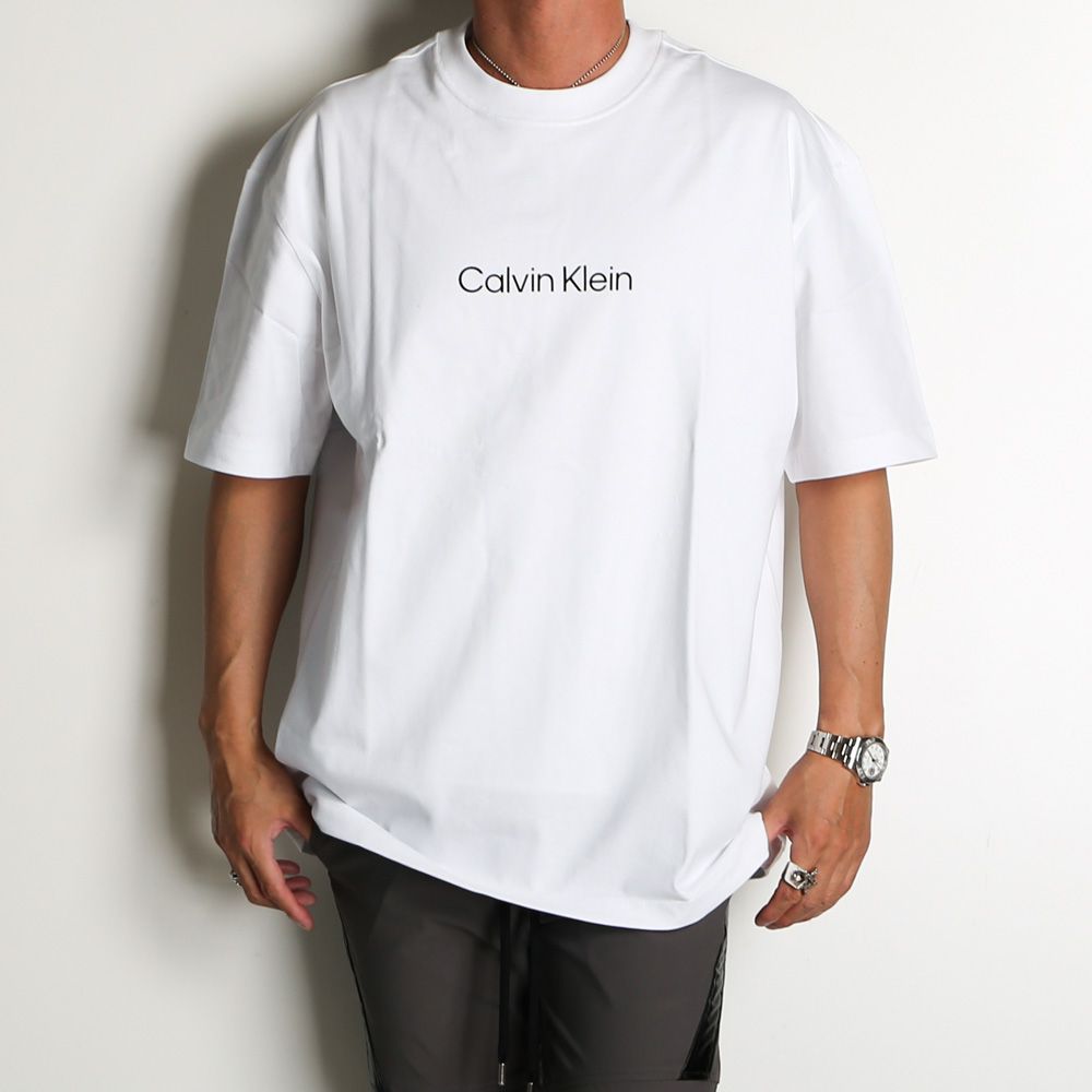 Calvin Klein Jeans - SS STANDARD LOGO TEE - BRILLIANT WHITE / Tシャツ /  40HM228 | chemical conbination