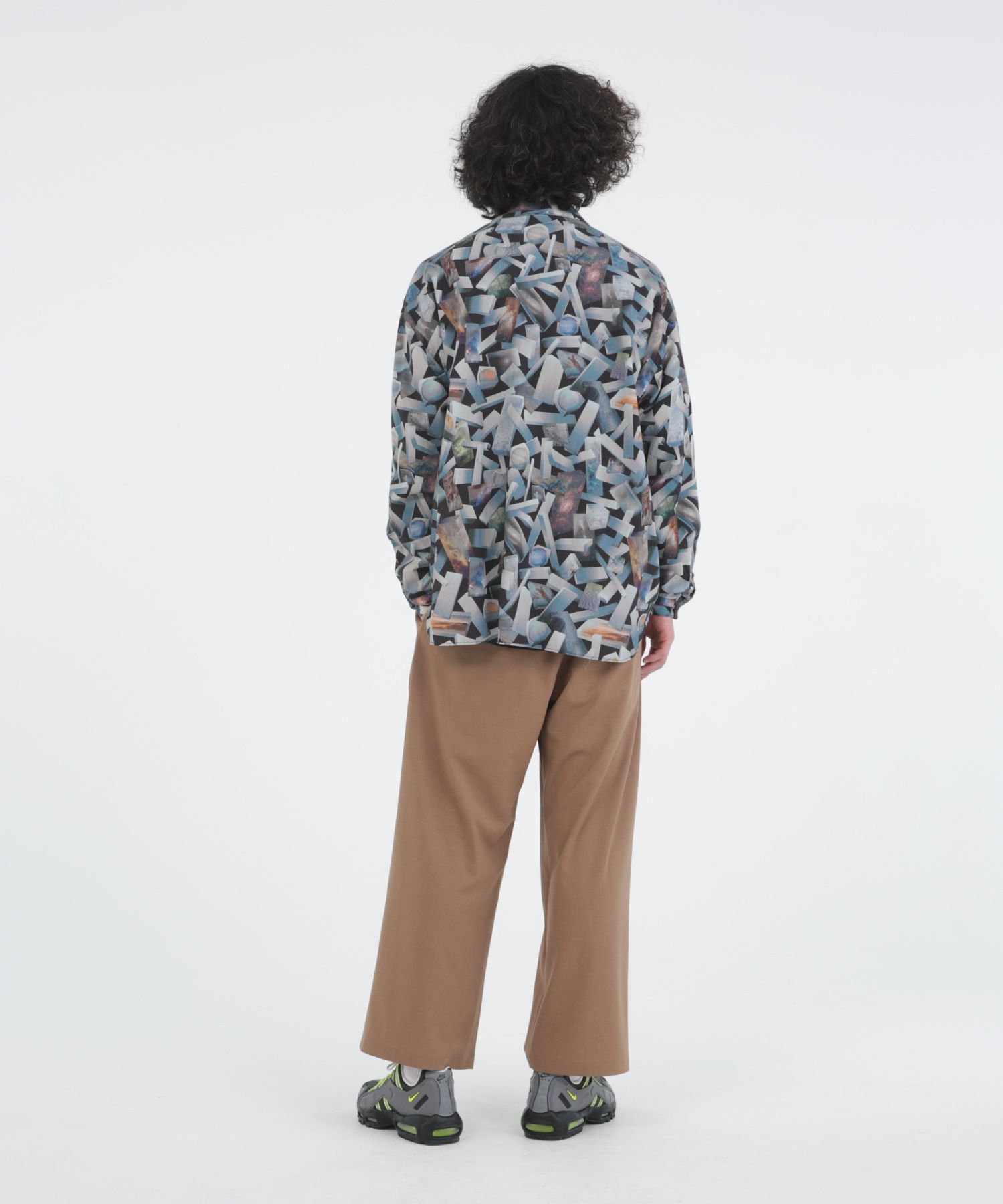 WORSTED WOOL-LIKE TWILL PT / 2タックワイドイージーパンツ / 478214