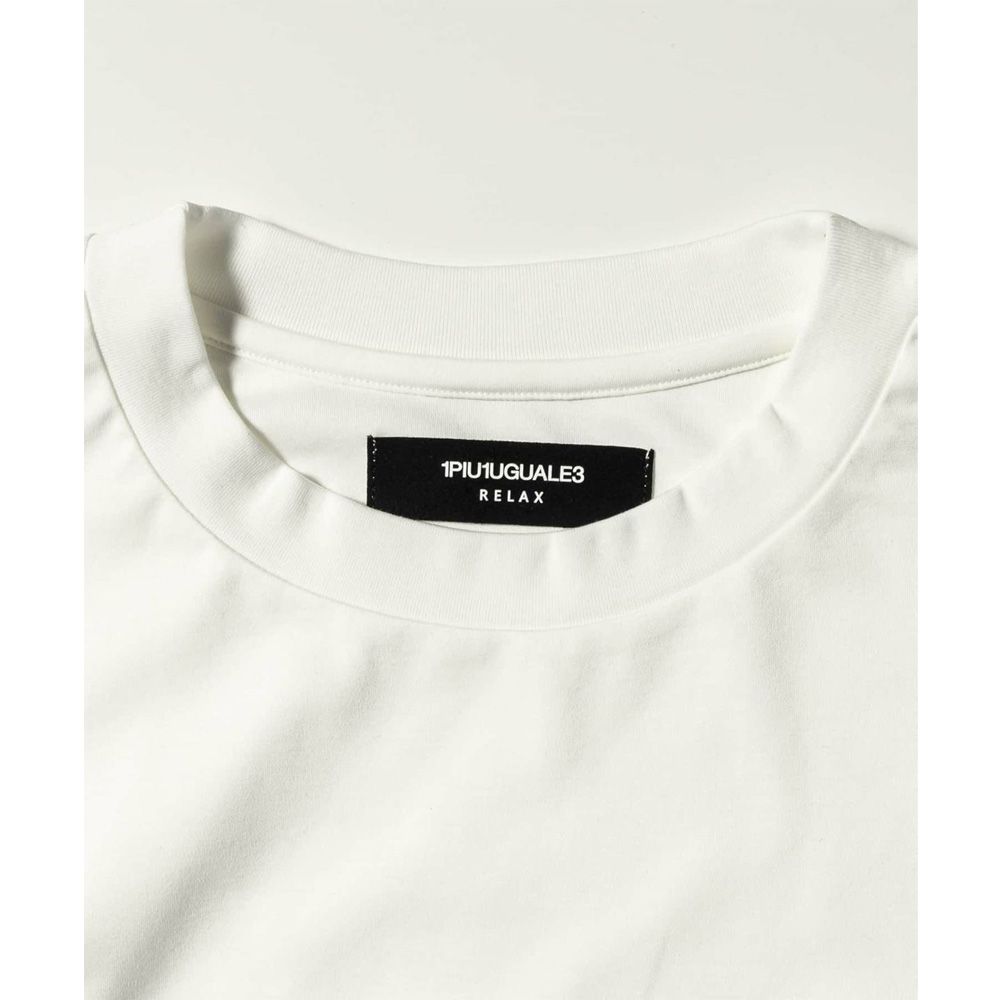 SUPER MERCERIZED LONG SLEEVE T-SHIRT - WHITE / ダブルシルケット ベーシック ロングスリーブTシャツ / UST-24059