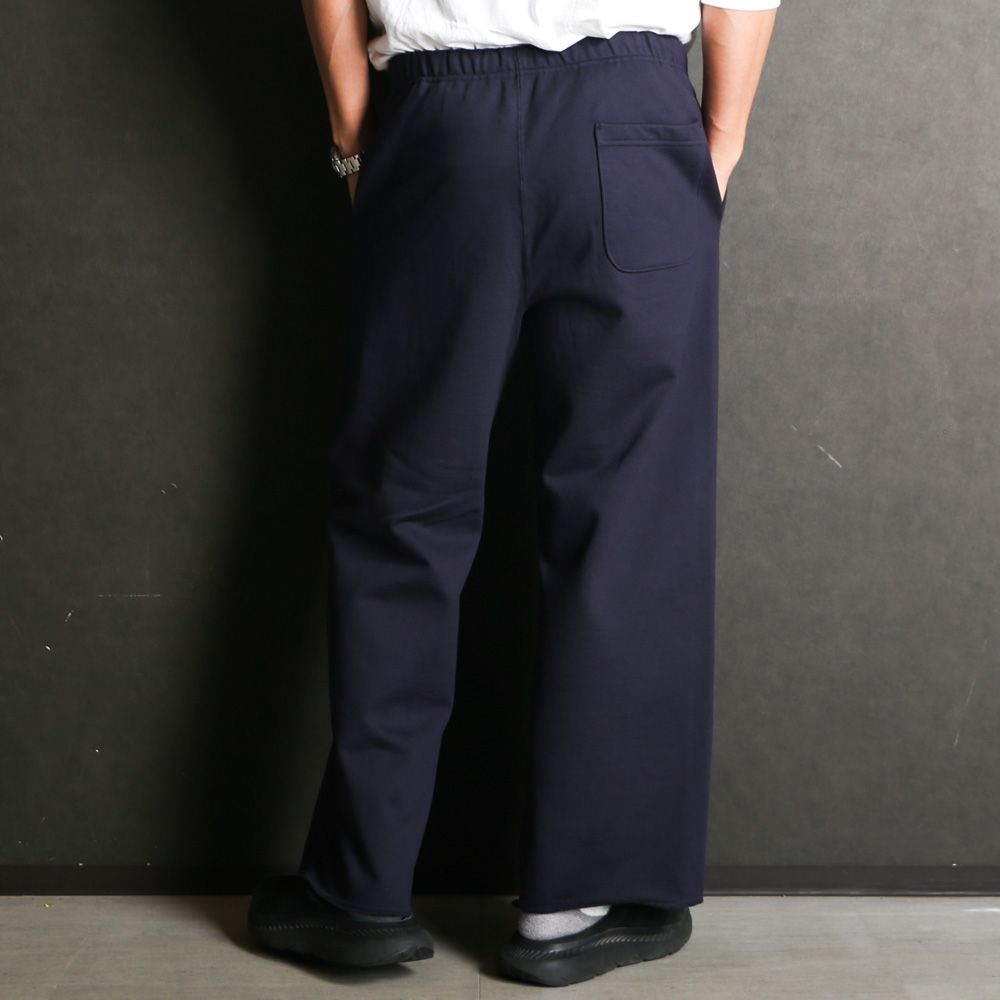 GYM PANTS - D.NAVY / オーガニックコットンヘビー吊裏毛 - ジムパンツ / A25D03PT01C