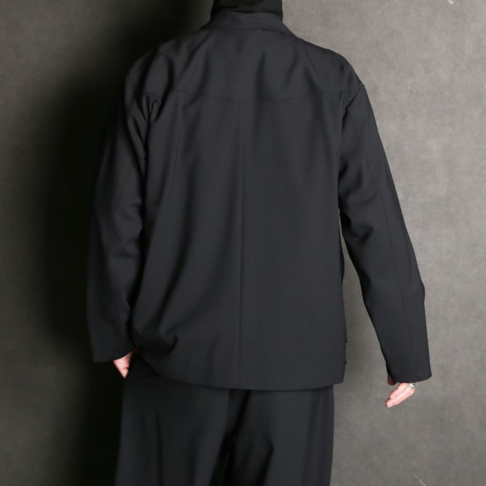 WORSTED WOOL-LIKE TWILL JK / シャツジャケット / 378205