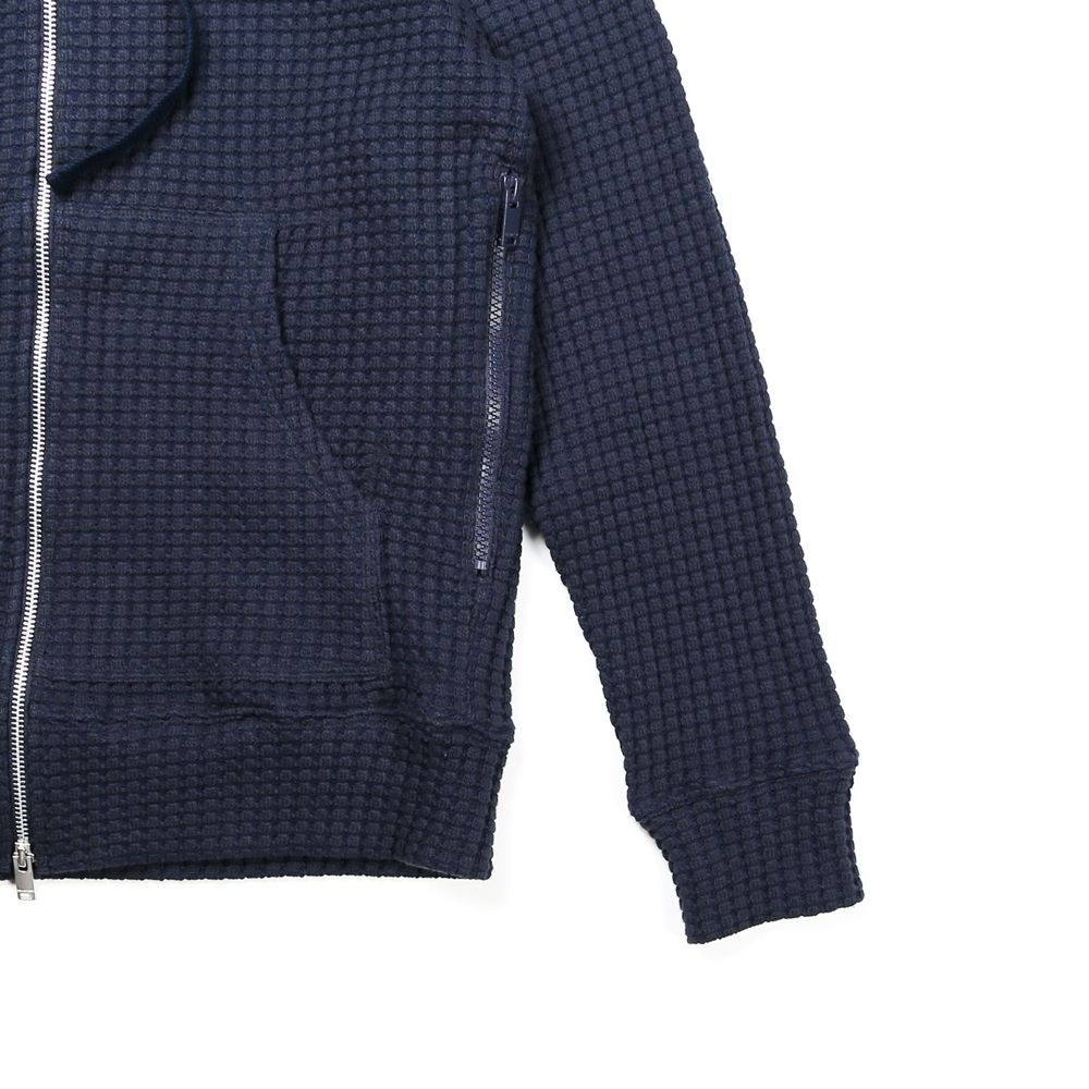BIG WAFFLE Hoodie / ビッグワッフル ジップアップパーカー / MSEA21S0846-M
