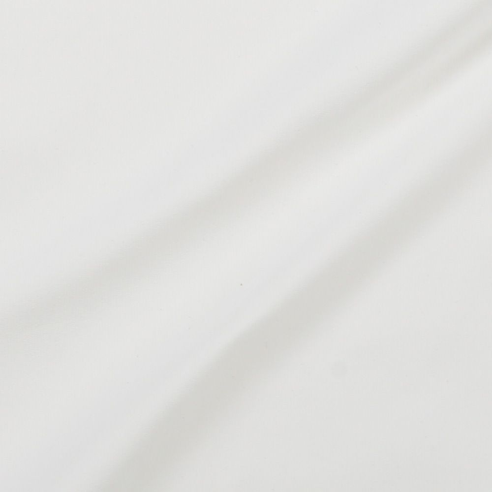 【ラスト1点-サイズ3】 leather pocket overnylon T - WHITE / エコレザーポケット ルーズTシャツ / RC35-T-005