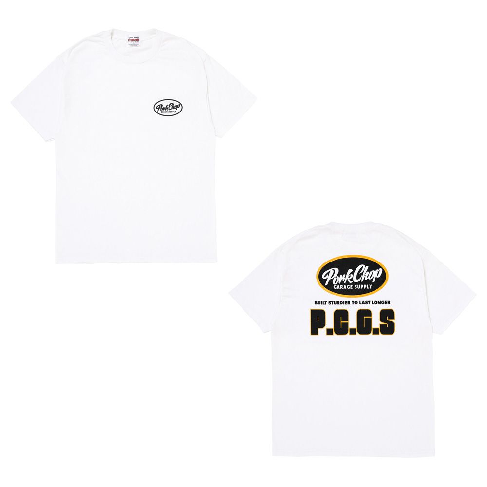 PORKCHOP - PCGS BLOCK TEE - GREEN / ショートスリーブTシャツ