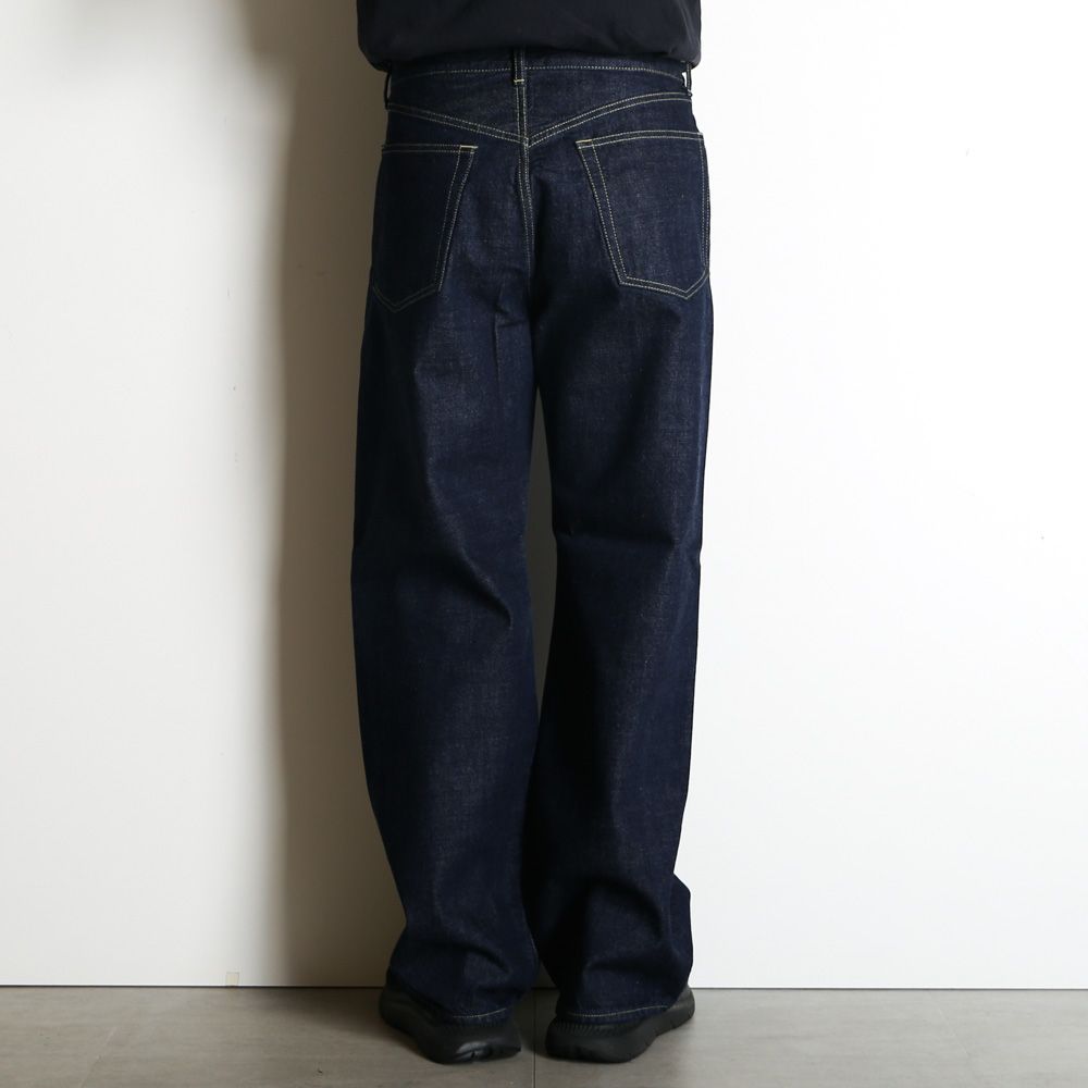 CLEAN CYLINDER FIT JEANS - INDIGO O.W / オーガニックコットン 13.5oz セルビッチデニム - クリーンシリンダーフィットジーンズ / M26A10PT02C