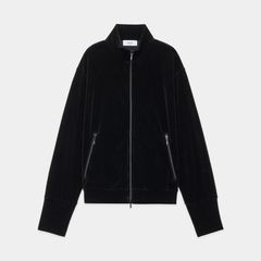 Full Zip Track Jacket - dark navy / オーガニッコットンベロア - フルジップトラックジャケット / M25C19CS01C