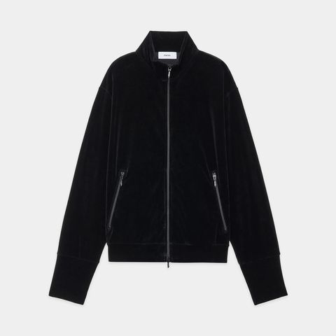 Full Zip Track Jacket - dark navy / オーガニッコットンベロア - フルジップトラックジャケット / M25C19CS01C
