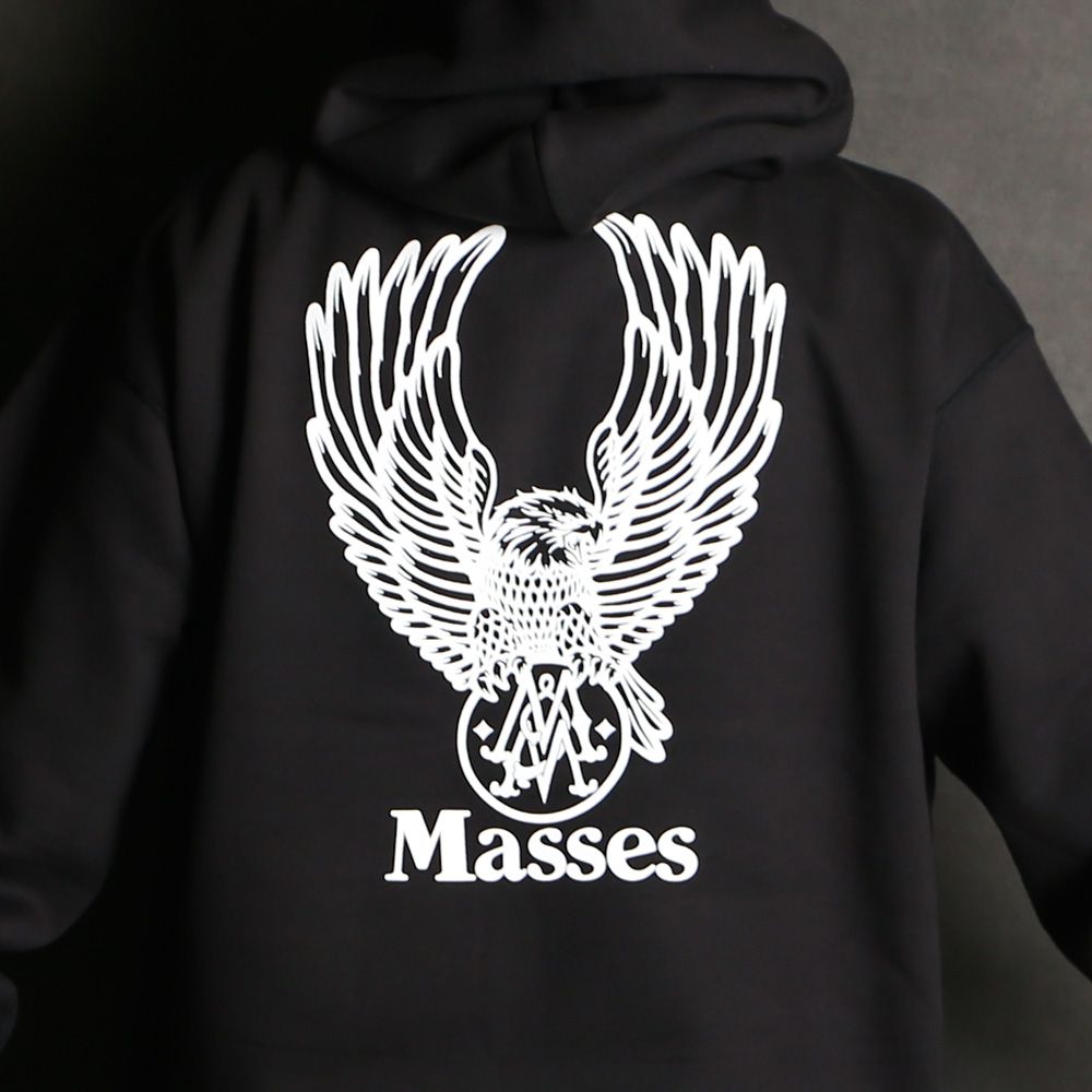 MASSES - × M&M / SWEAT HOODED EAGLE M - Black / プルオーバー パーカー / 1249023 |  chemical conbination