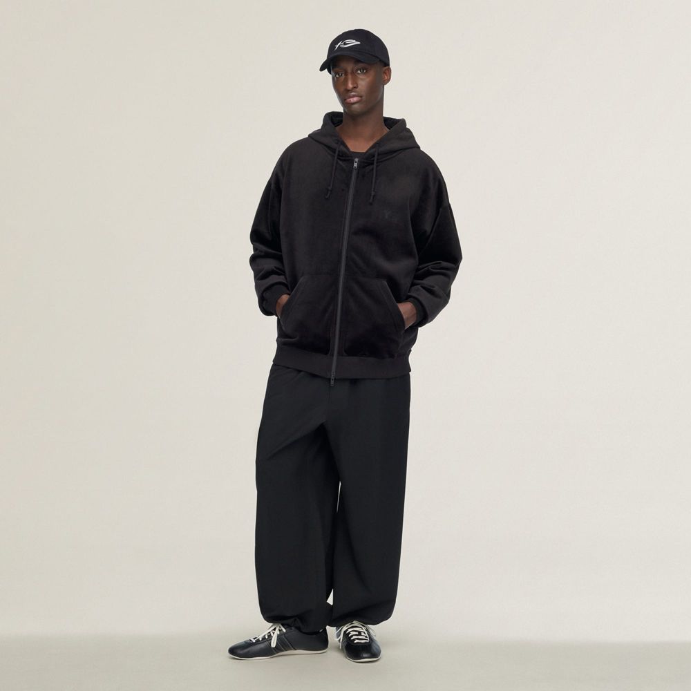 U VELVET ZIP HOODIE / ジップアップ パーカー / IA4371