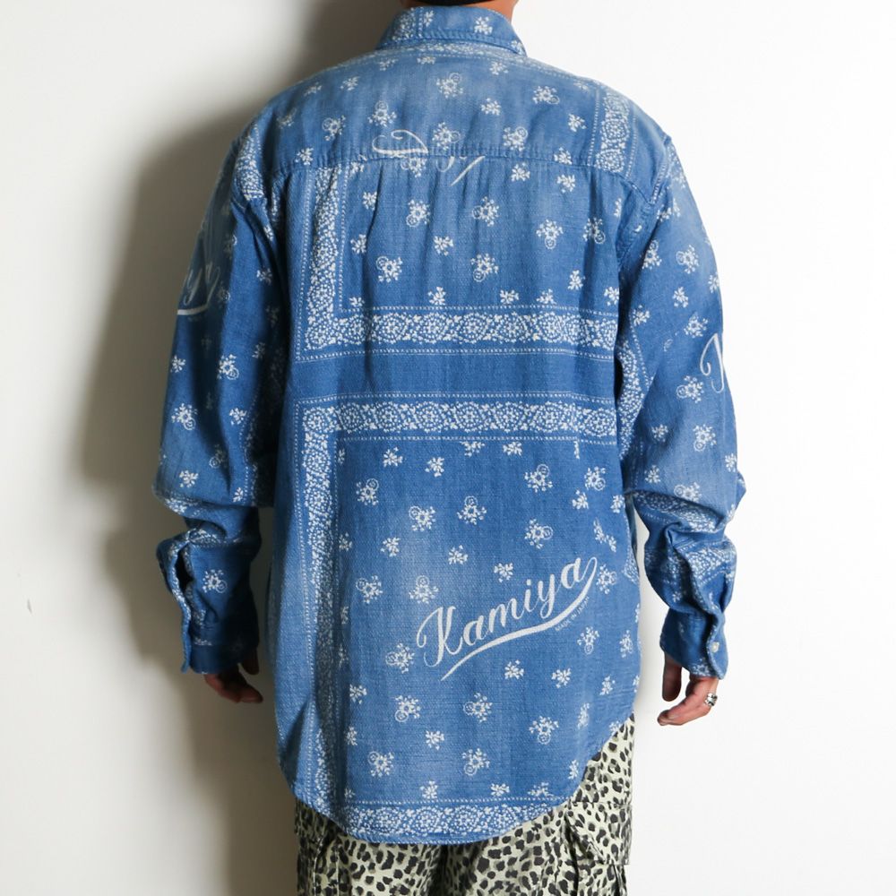 Bandana Discharge Shirt / バンダナ ディスチャージ シャツ / G16SH038