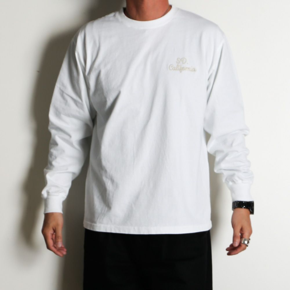 SD US Cotton Logo LS T - WHITE / Tシャツ / TSOLD120