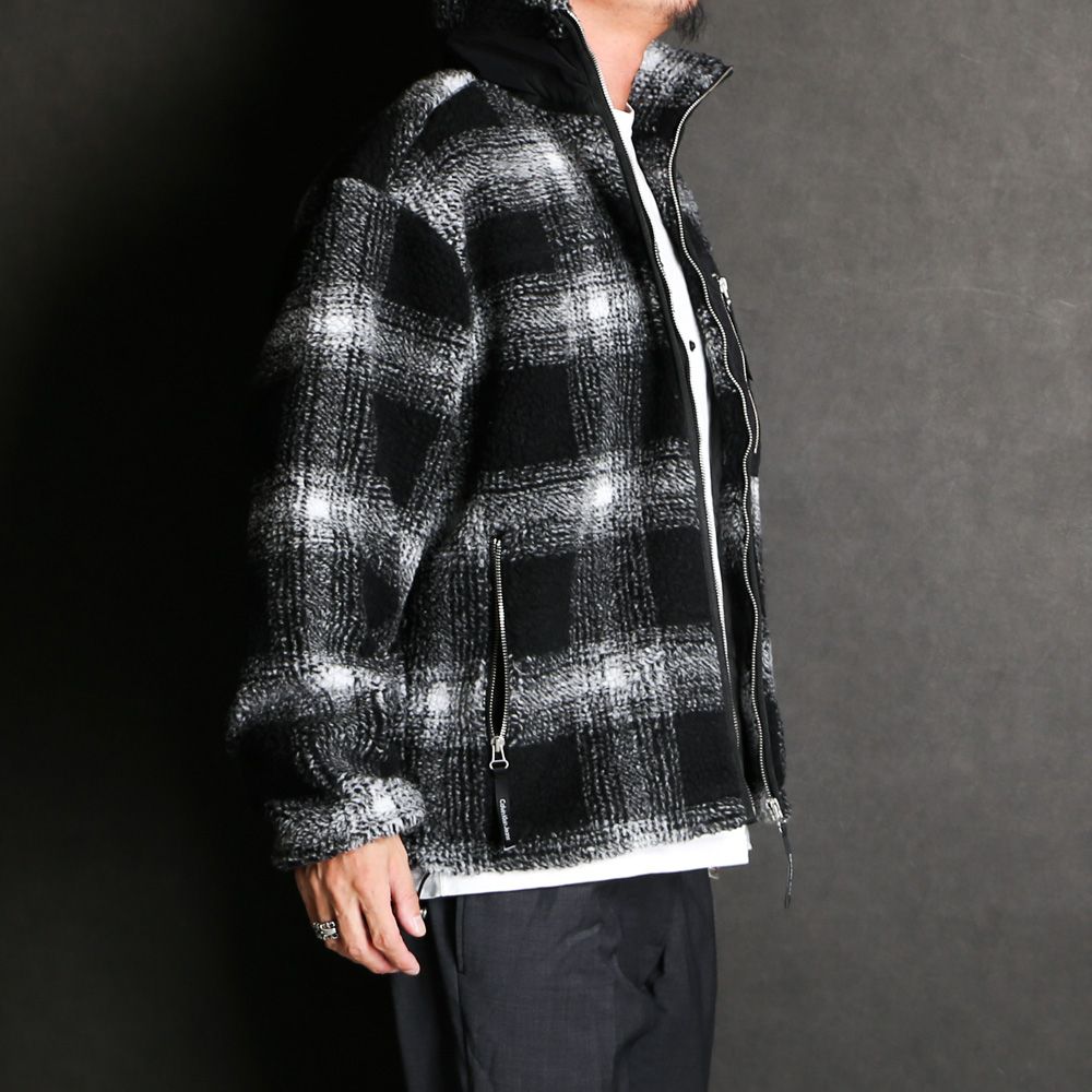 Calvin Klein Jeans - SHADOW PLAID JKT / チェック柄 スタンドカラー