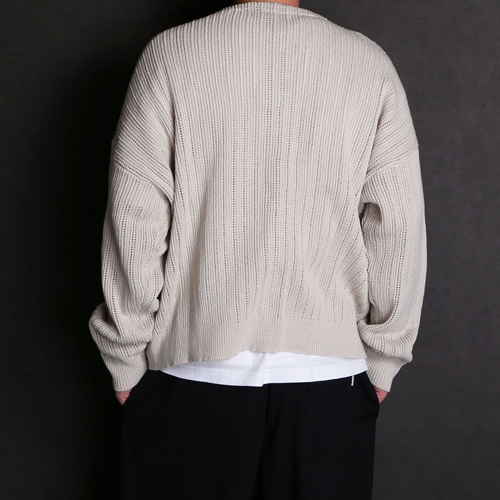 VICTIM - MESH KNIT CARDIGAN / メッシュニット カーディガン