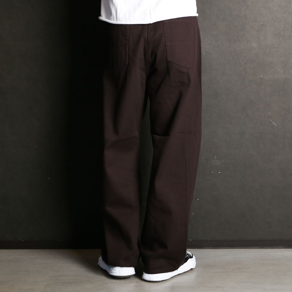 Katsuragi wide jeans / ワイドデニム - コットンドリルツイル / SNJ-39B