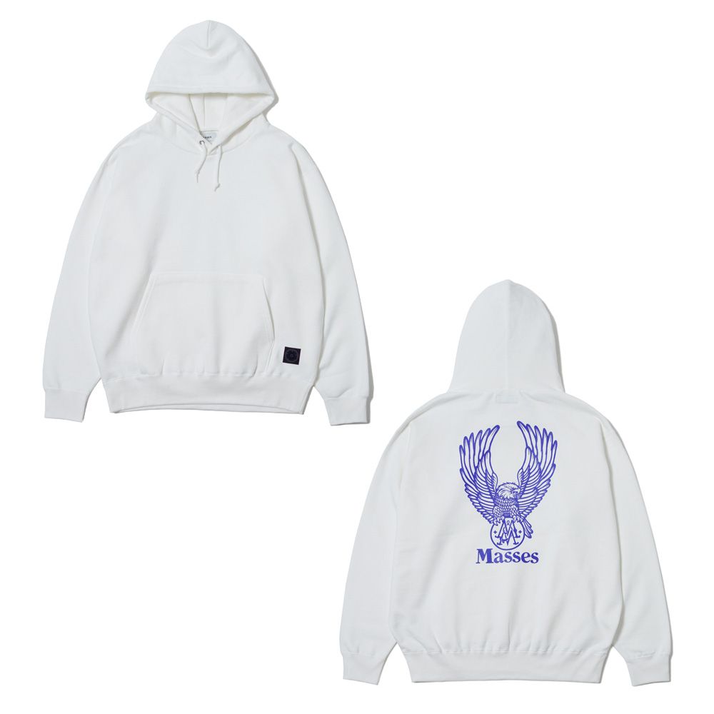 MASSES - × M&M / SWEAT HOODED EAGLE M - White / プルオーバー パーカー / 1249023 |  chemical conbination