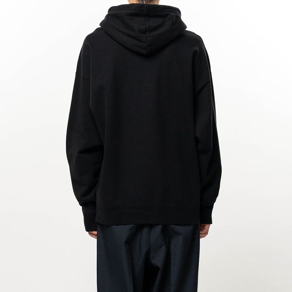 Leon Printed Hoodie - Black / レオン プリント フーディー / J17HD781