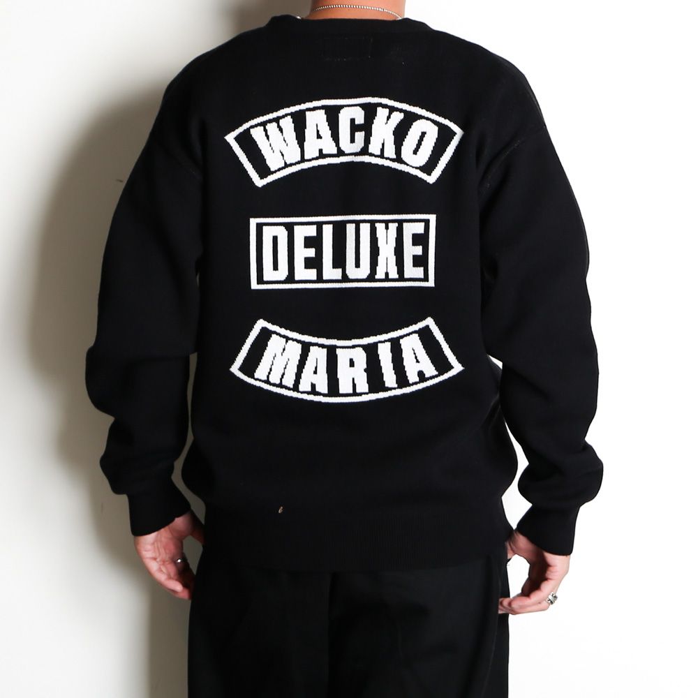 DELUXE - WACKO MARIA × DELUXE / CARDIGAN - BLACK / 24SDWM3000 ...