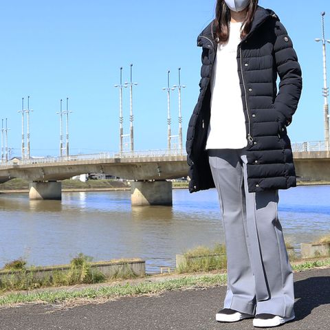 CAPE HORN×TAAKK×Maison MIHARA YASUHIRO コーディネート(女性モデル167cm)