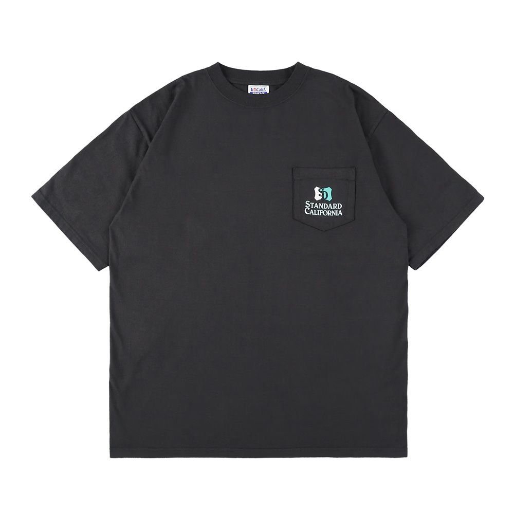 SD Heavyweight Shield Logo Pocket T - Black / Tシャツ / TSOAF100