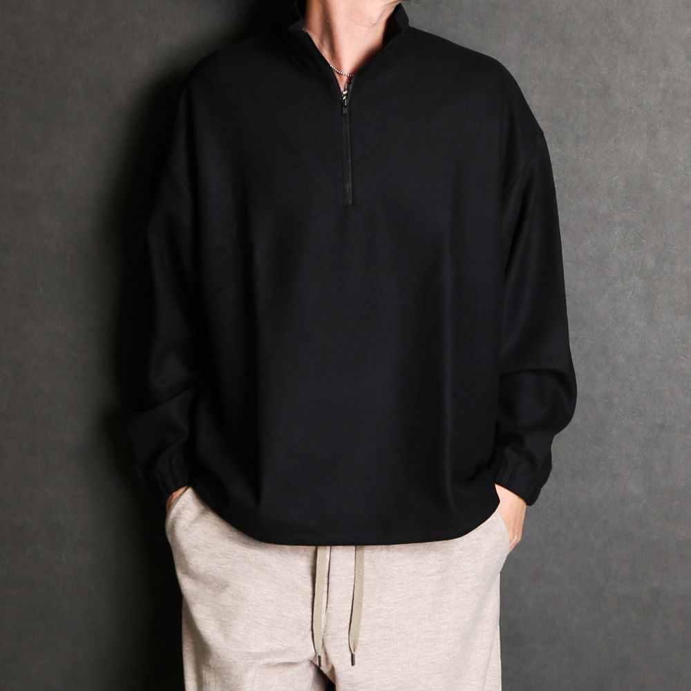DOUBLE FACE JERSEY HALF ZIP / ハーフジップ プルオーバー / 178204