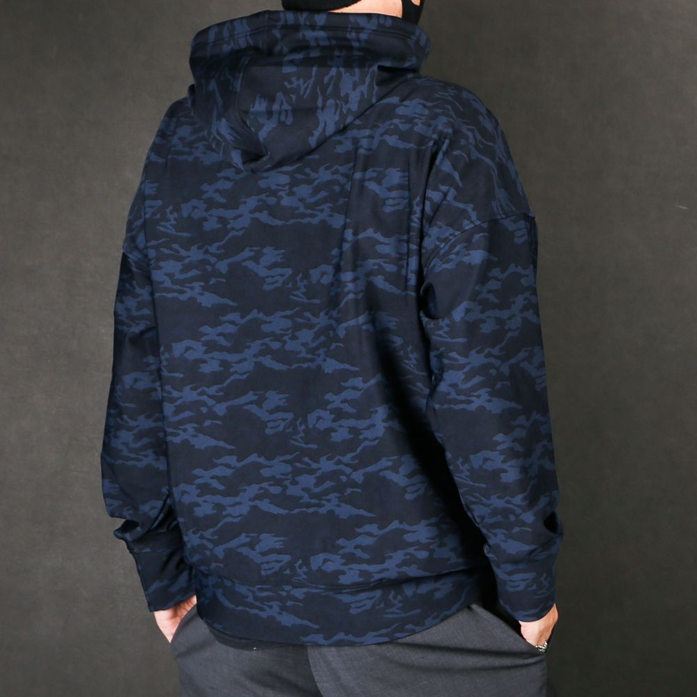 HEAT CAMO loose hoodie / ヒート ドロップショルダー パーカー / RC17-C-003