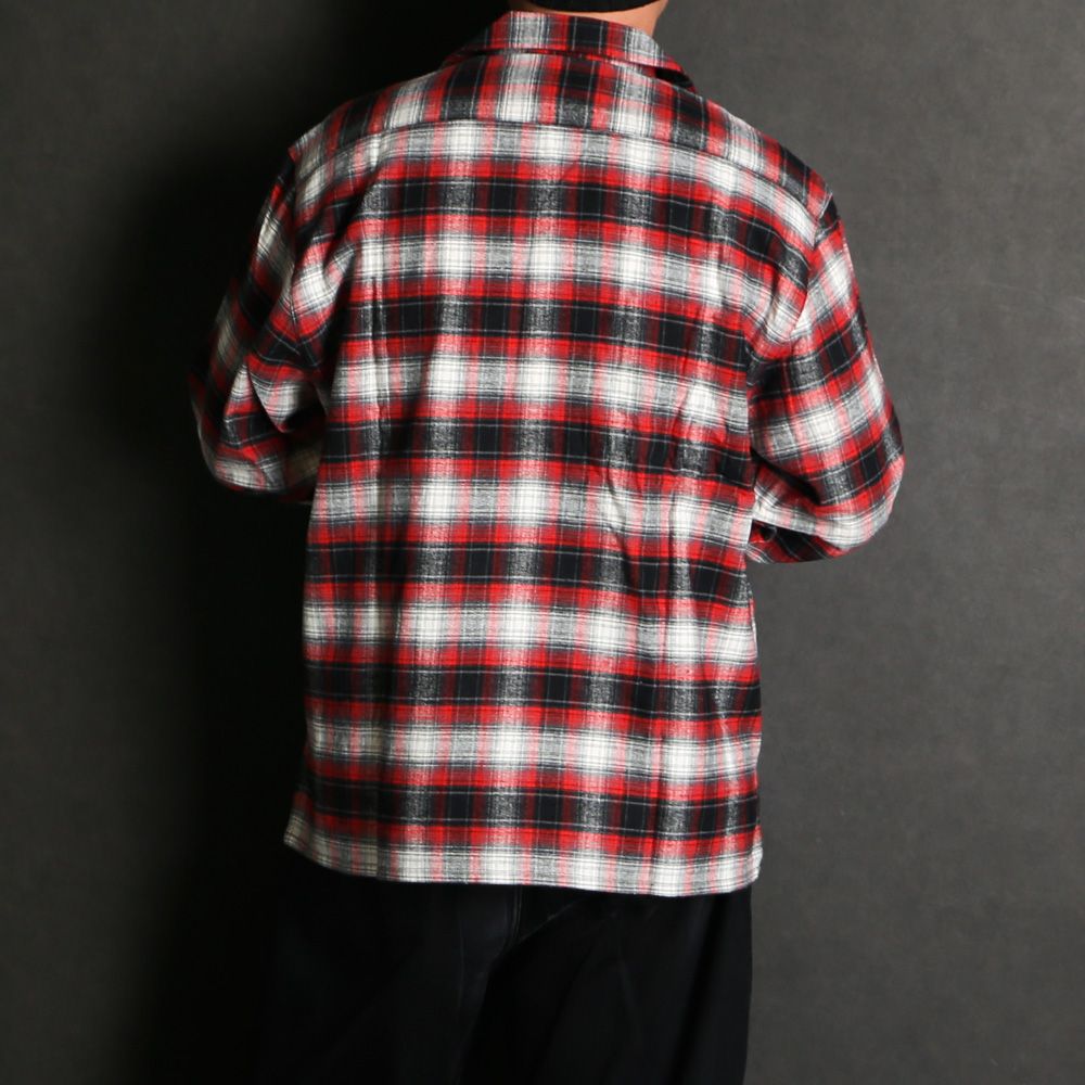 Check L/S Shirt (26aw) - Red / チェックシャツ / HS-080326