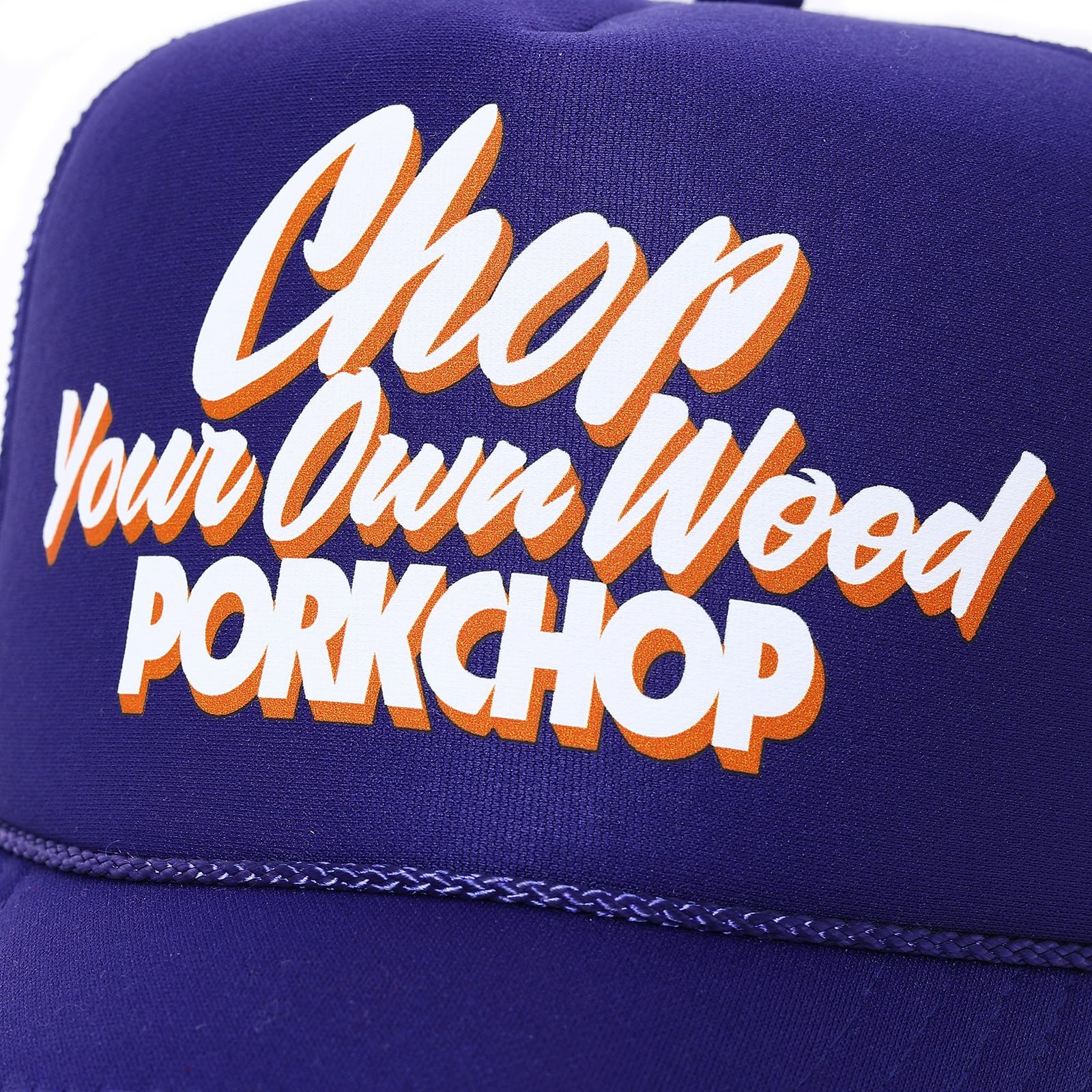 PORKCHOP - CHOP YOUR OWN WOOD CAP 2025 - PURPLE / メッシュ