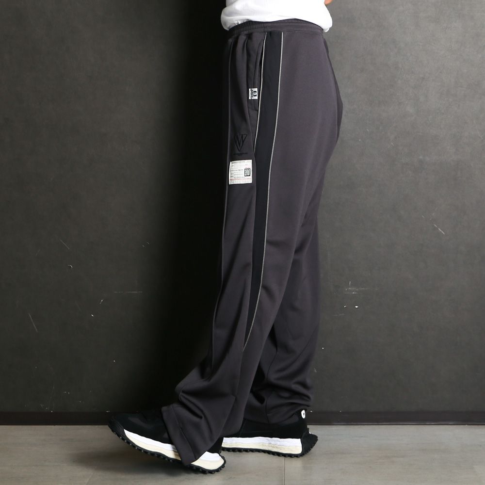 Folded Track Pants - BLACK / フォールデッド トラックパンツ / A17PT562