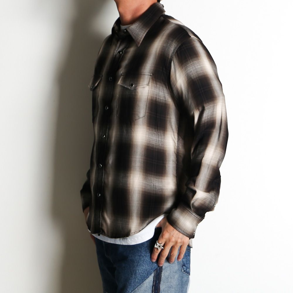 R.Plaid Western SH - BLT / 2604-5001