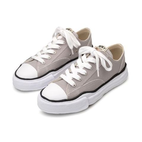 "PETERSON"(ピーターソン) original sole canvas lowcut sneaker - GRAY / A01FW702