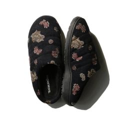 SUBU × superNova. - Velvet Jacquard - Black / サンダル - ベルベットジャガード / SNSB-007A