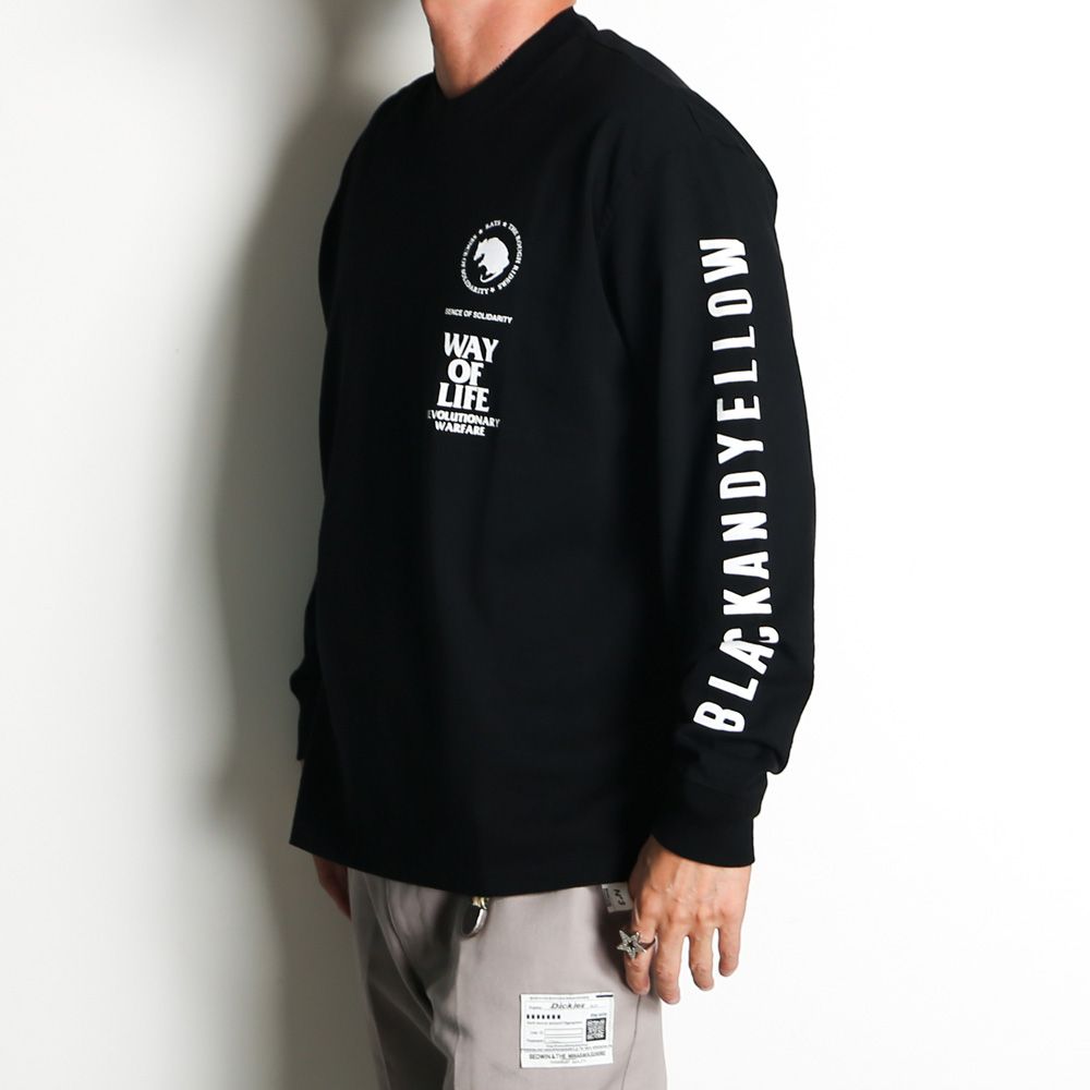 MC L/S TEE - BLACK / ロングスリーブ Tシャツ / 26'RTC-0802