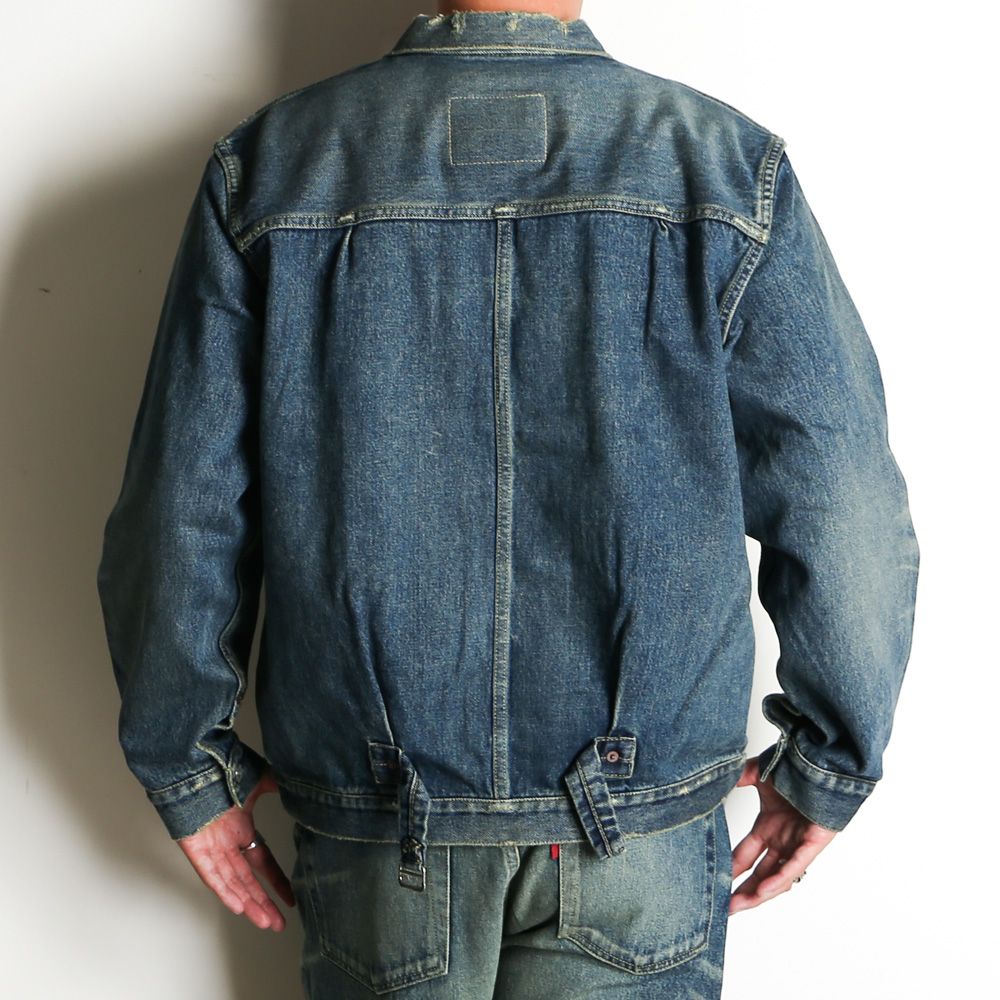 MVC type-I tracker jacket (used washed) - Indigo / デニムジャケット / MVC-JK02