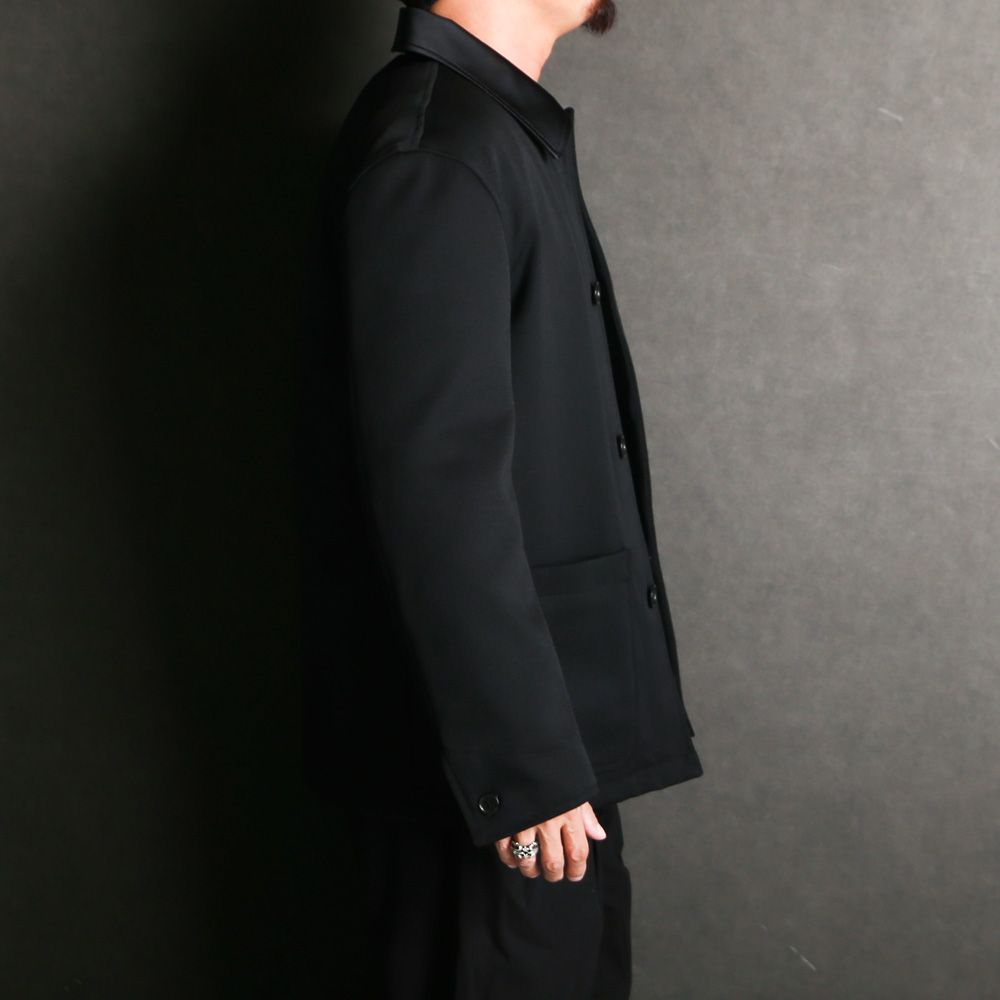 TUXEDO COVERALL - BLACK / ポロワース タキシードクロス - タキシードカバーオール / A25C11JK01C