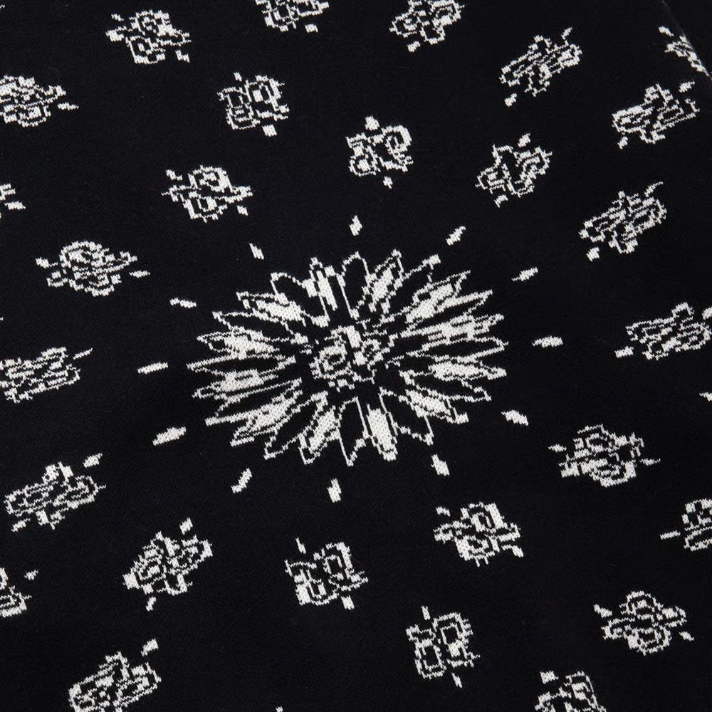 Bandana Cardigan - BLK / バンダナ カーディガン / HC-030426