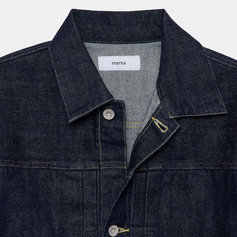 DENIM JACKET - INDIGO O.W / オーガニックコットン 13.5oz セルビッチデニム - TYPE-1 デニムジャケット / M26A10BL01C