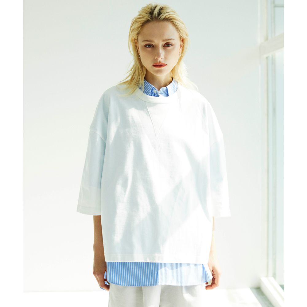 Big gusset tee / ワイドシルエットTシャツ / SN-438B