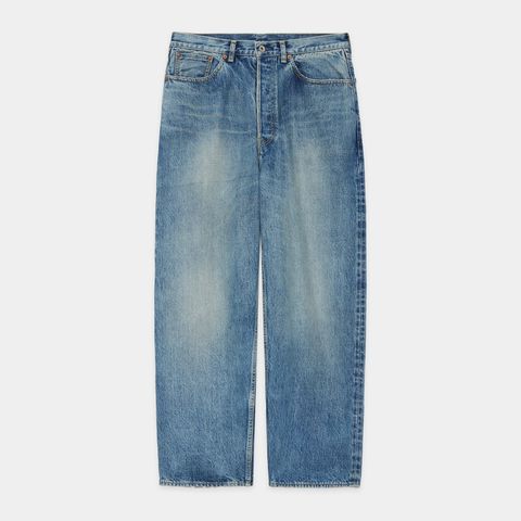 COCOON FIT JEANS - USED WASHED / オーガニックコットン 13.5oz セルビッチデニム - コクーンフィットジーンズ / M25C02PT02C