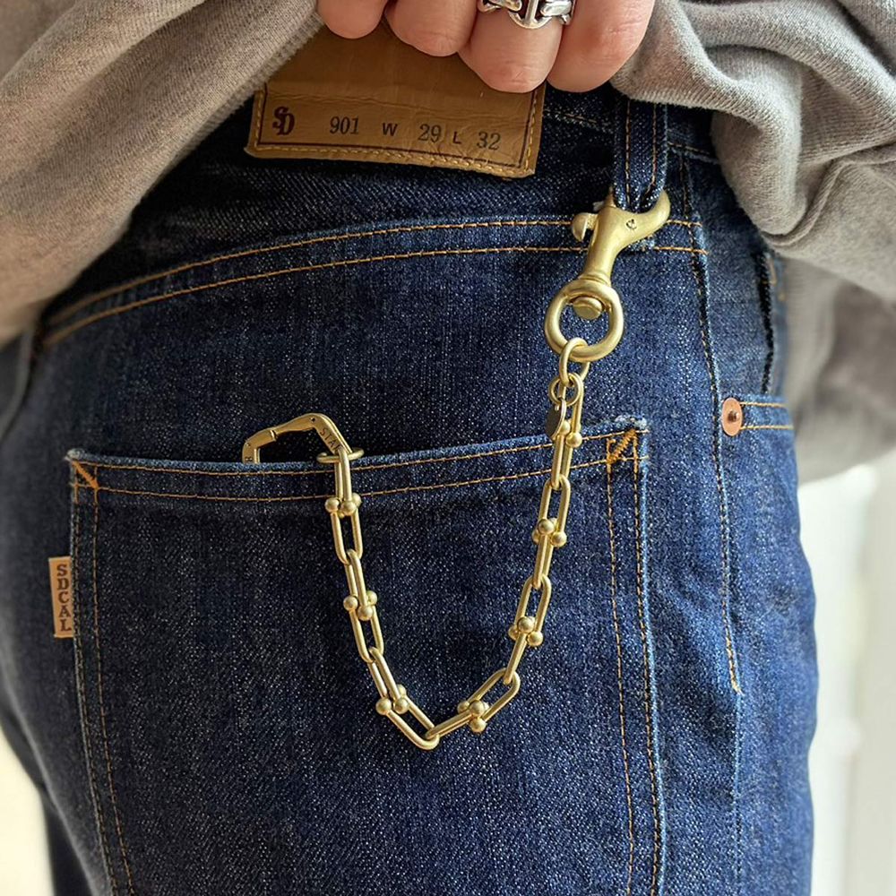 Button Works / SD Key Chain - Brass / キーチェーン / OTAKB130