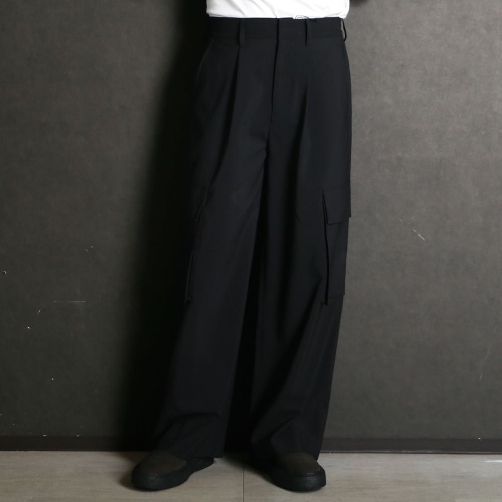 BUGGY CARGO SLACKS - BLACK / バギーカーゴスラックス / VTM-26-P-002