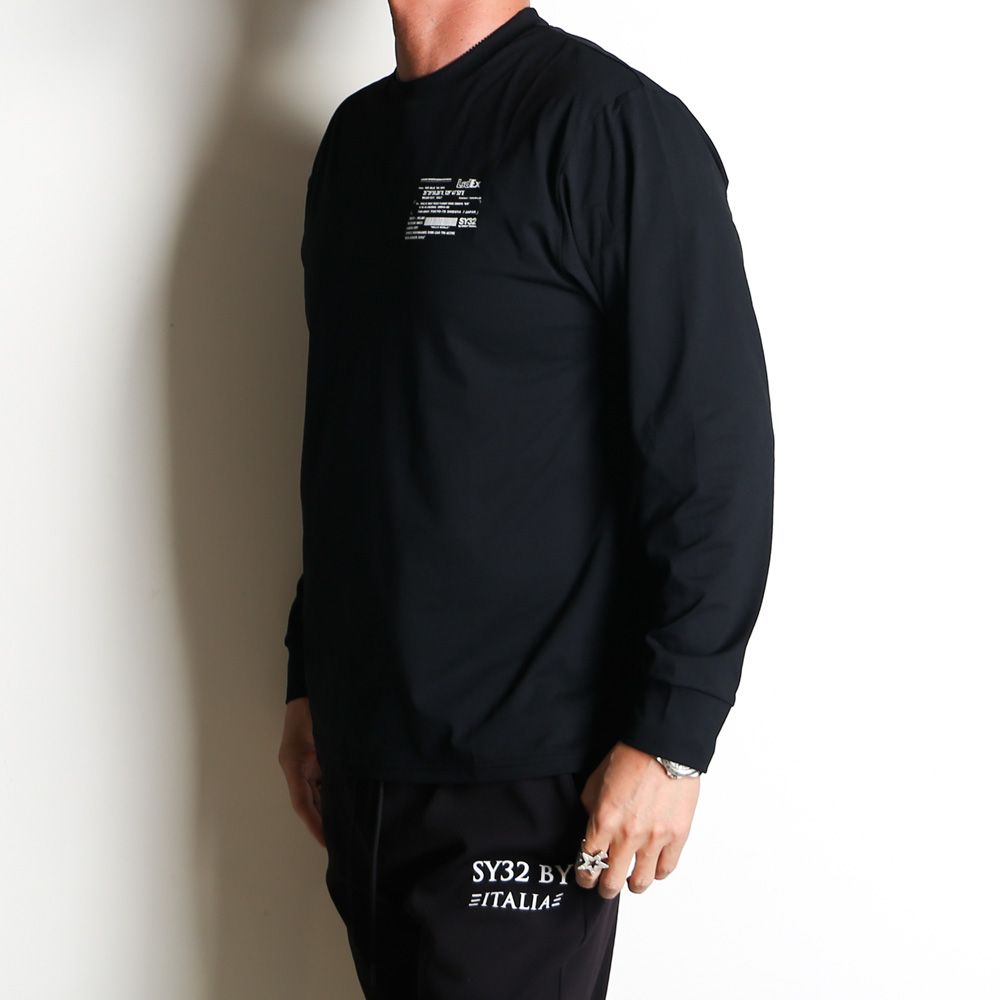 ICON GRAPHIC L/S TEE - BLACK / グラフィックTシャツ / 15045